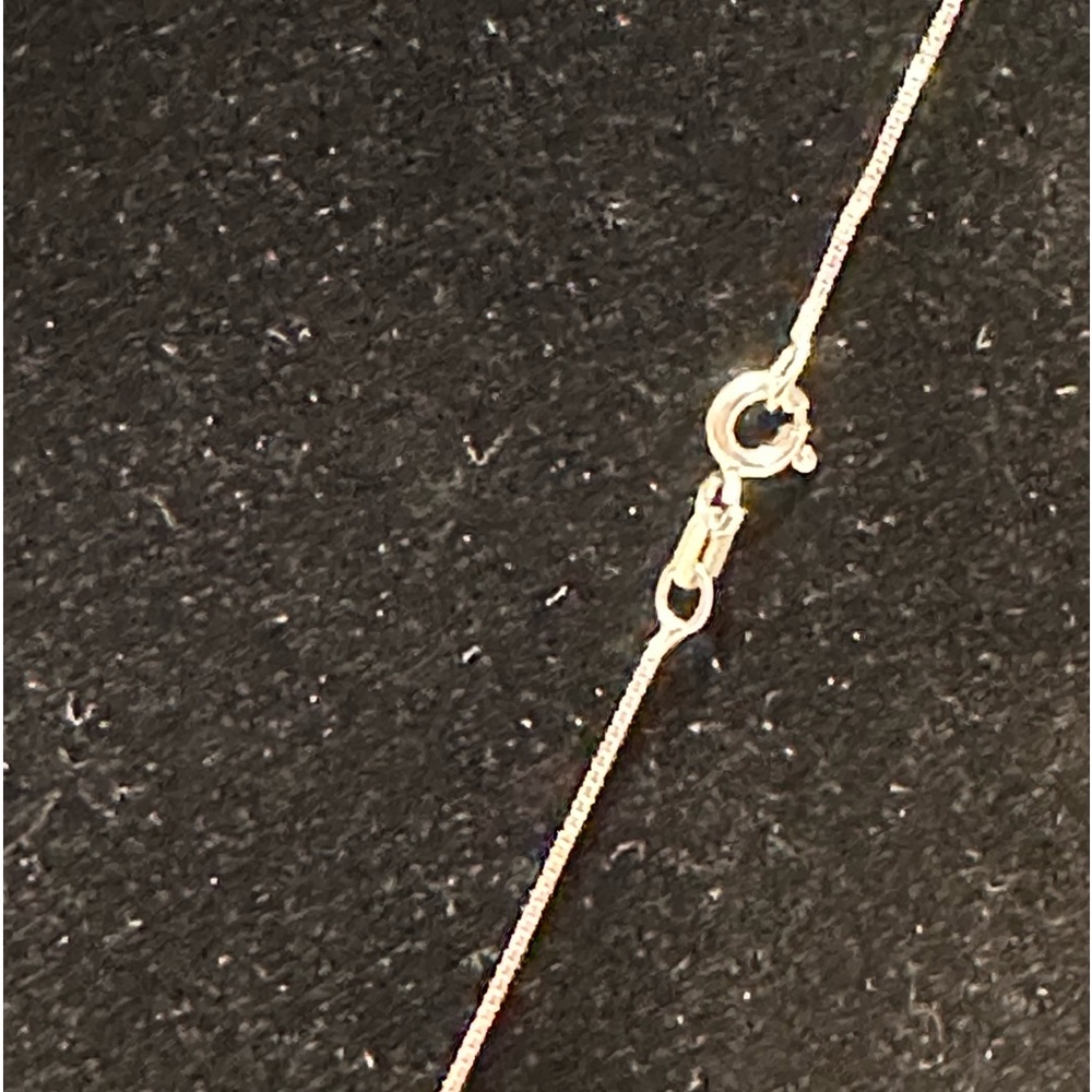 403. Spike Aurora Borealis pendant w/ .925 Sterling Silver Chain - Picture 6 of 6